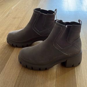 MIA Brown Suede Chelsea Boots